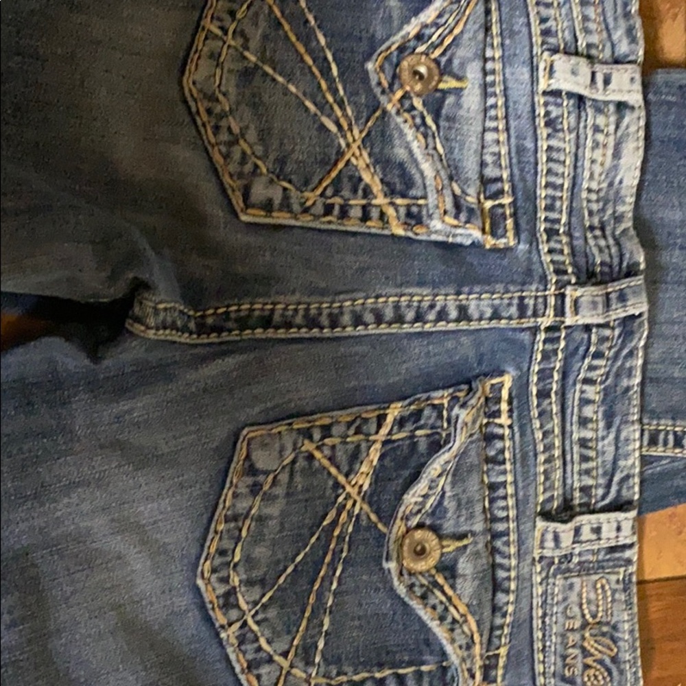 Silver womans Jean's size W30XL33